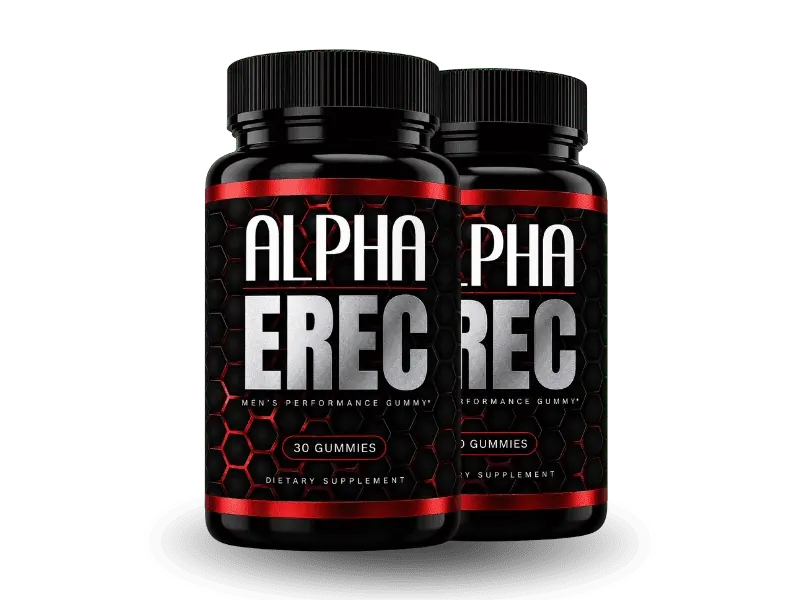 Two Alpha Erec bottles side by side