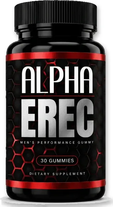 One Alpha Erec bottle labeled Men's Performance Gummy, 30 Gummies