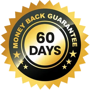 60 days money back guarantee seal
